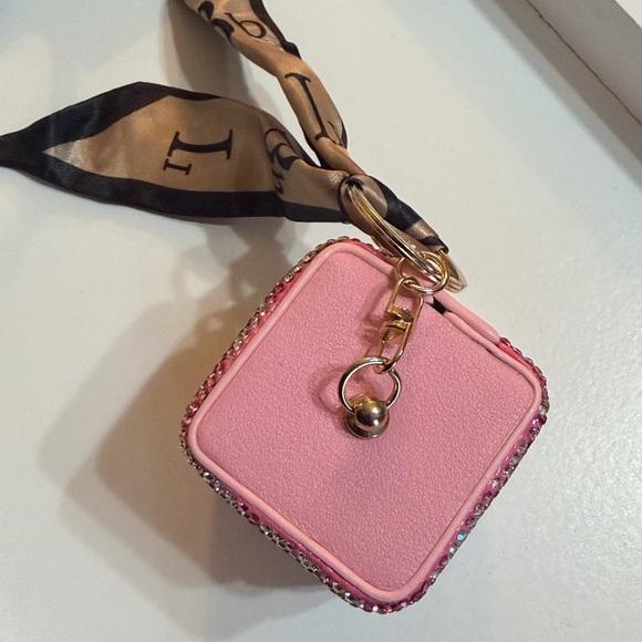 Pink Rhinestone Mini Bag - Picture 3 of 3